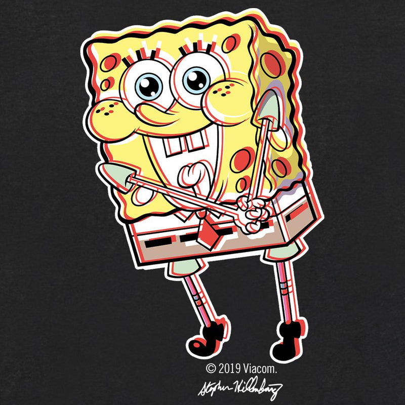 SpongeBob Thrilled Tri-Blend Zip-Up Hooded Sweatshirt - SpongeBob SquarePants Official Shop